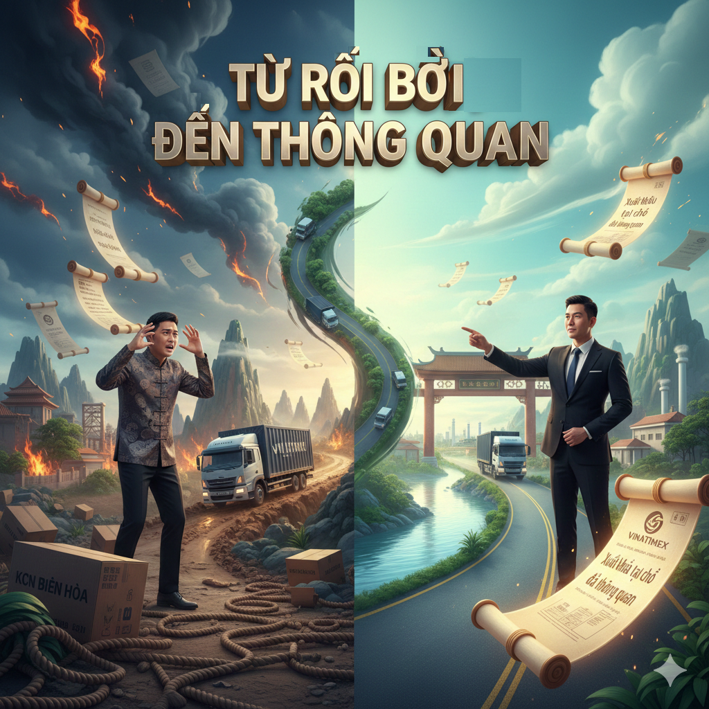 "CHÁY" TIẾN ĐỘ HÀNG VÀO KCN BIÊN HÒA: KHI TỜ KHAI LÀ "NÚT THẮT" SINH TỬ! 